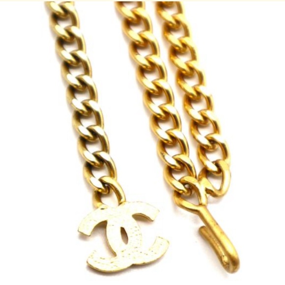 Chanel Gold and Pearl Large Double Chain Two Way Belt & Necklace - Picture 8 of 10